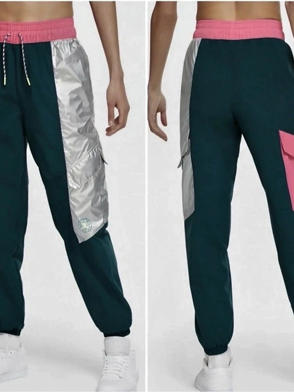 Nike Women’s Jordan Brand Utility Pants Retro Green Color Block - Size Small